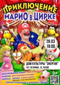 Подробнее о статье Семейное шоу «Приключения Марио в цирке»